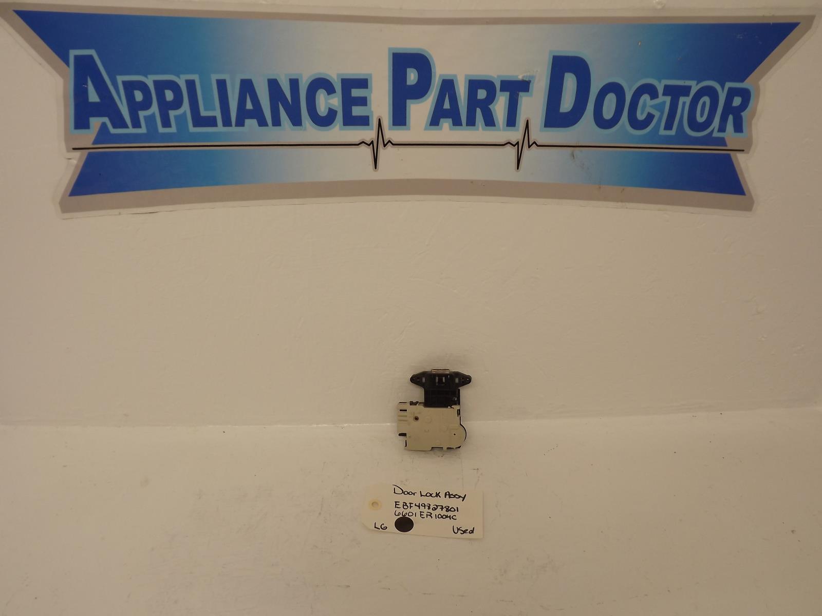 LG Washer EBF49827801 6601ER1004C Door Lock Assy Used LG Washer EBF49827801 6601ER1004C Door Lock Assy Used